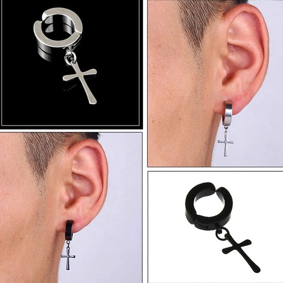 1pc Stainless Steel Earring - Picture 1 of 3